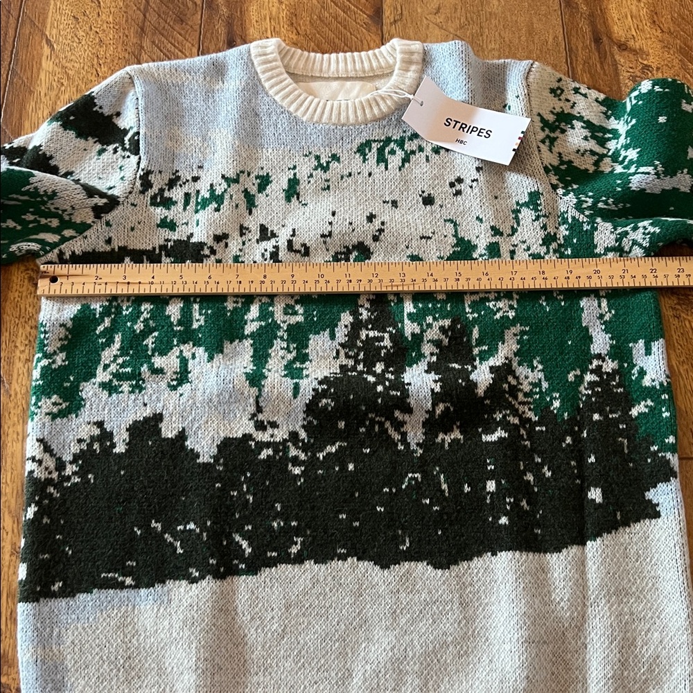 NWT HBC Stripes Medium Sweater - Picture 6 of 12